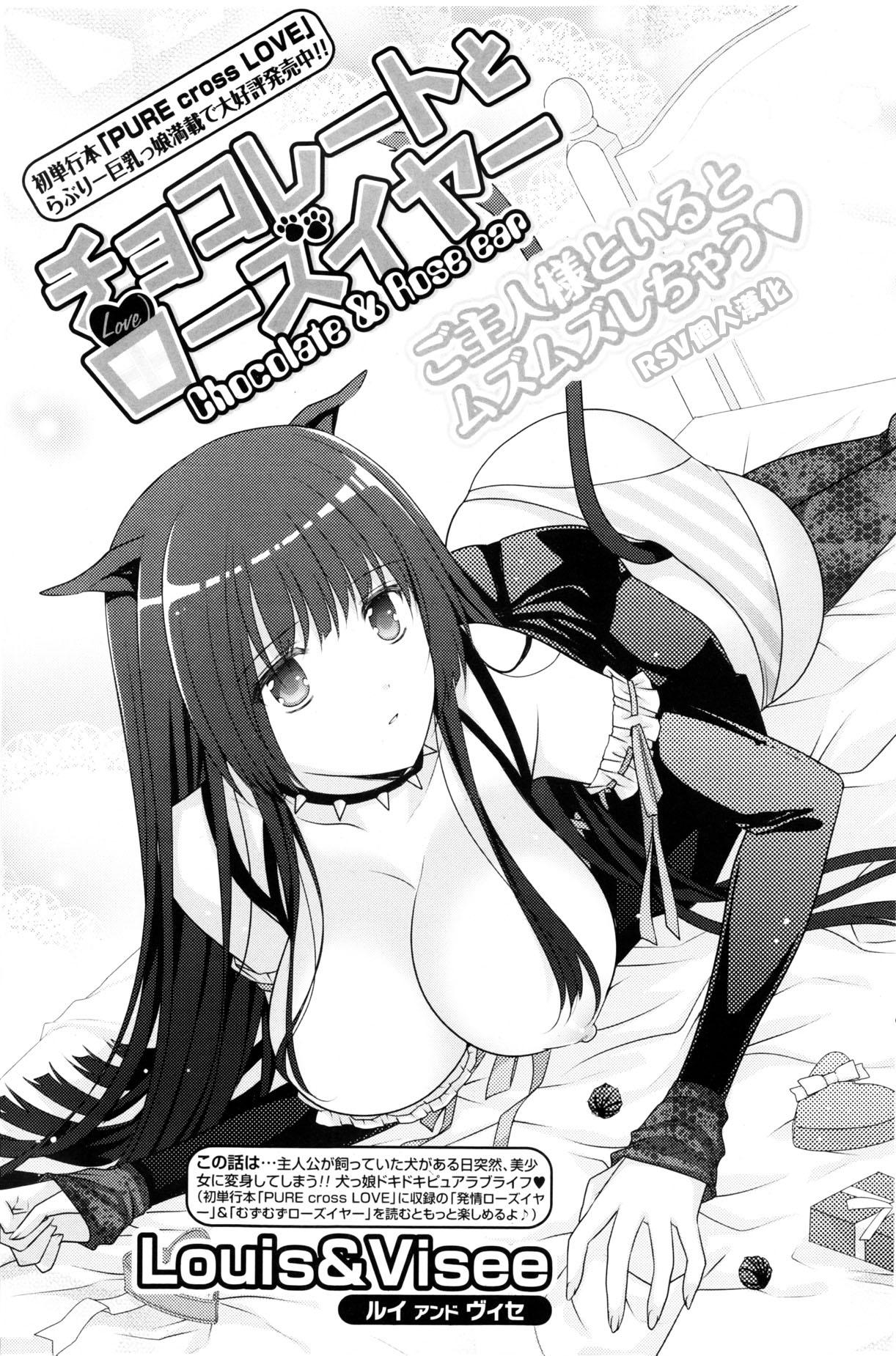 LouisampVisee チョコレートとローズイヤー PURE cross LOVE 中国翻訳