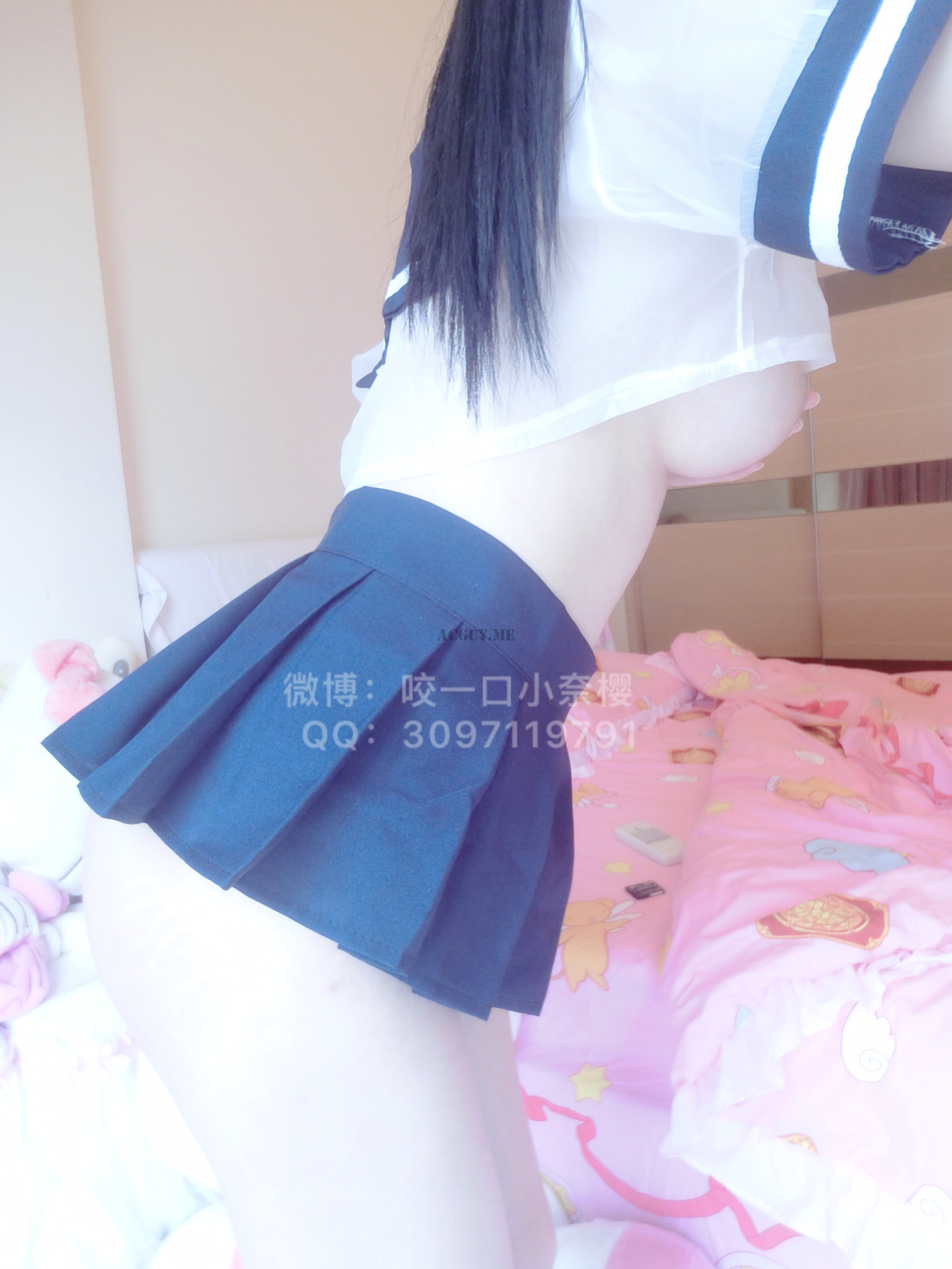 香草少女m九尾狐狸m  学生裙装