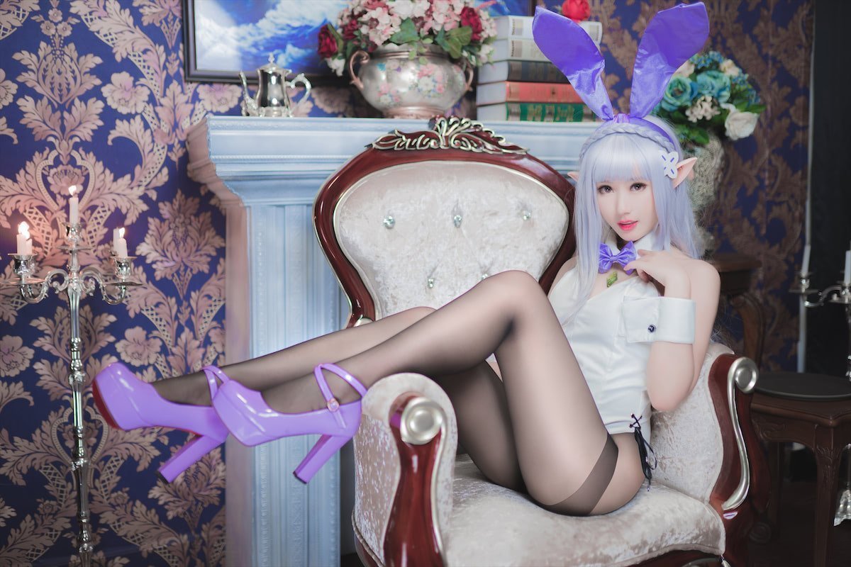 沫小舞 艾米莉亚cos兔女郎