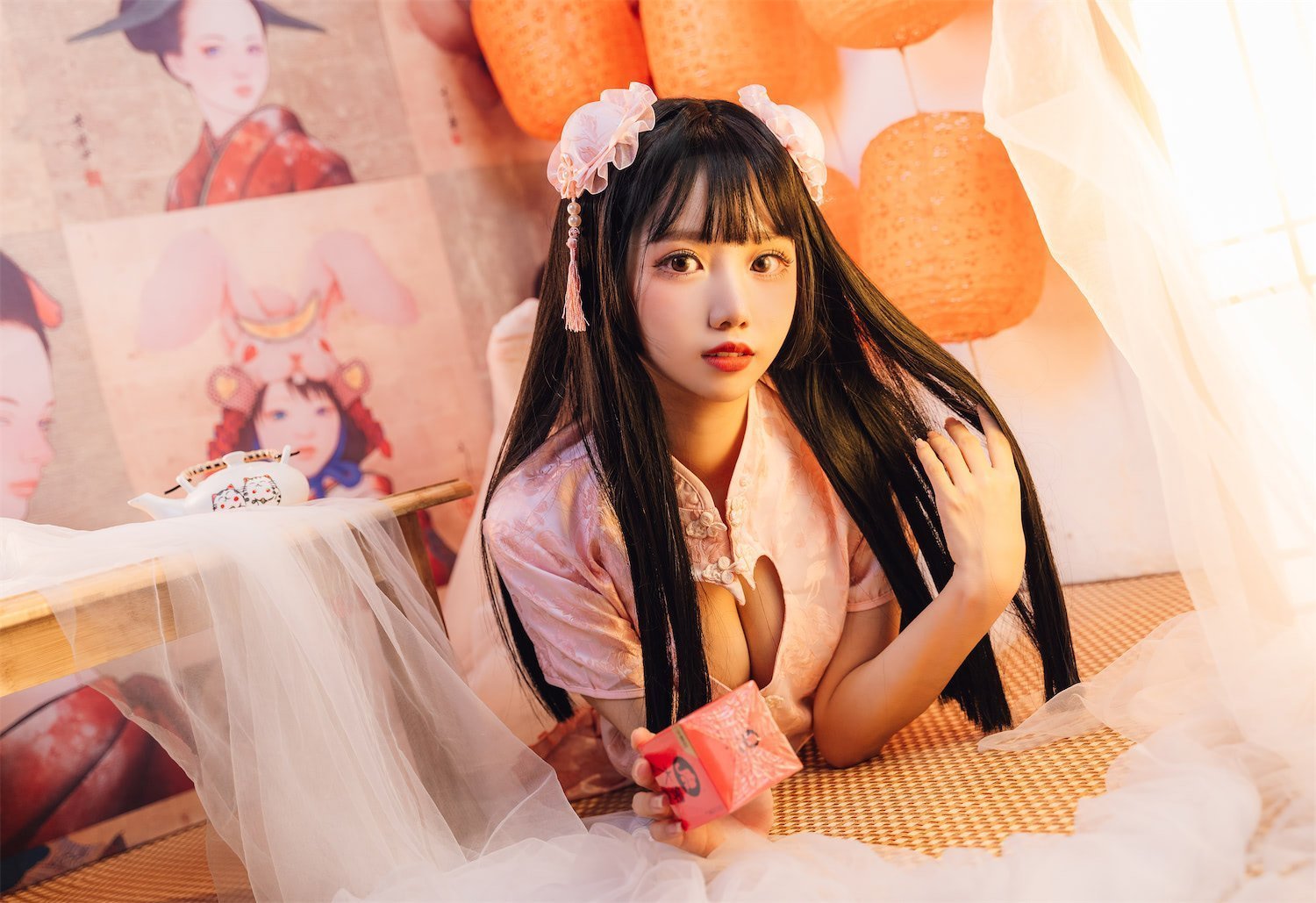 果咩酱w 中国风粉少女