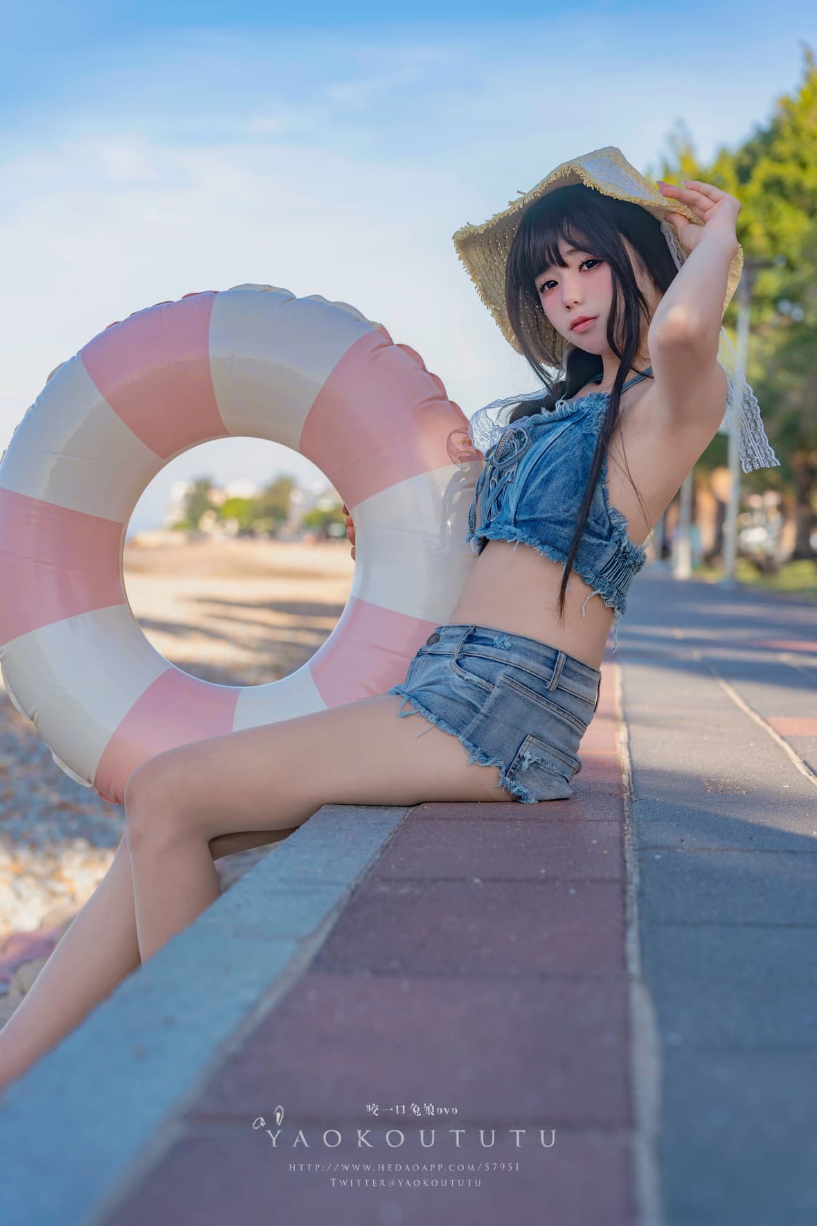 咬一口兔娘ovo 海の夏日