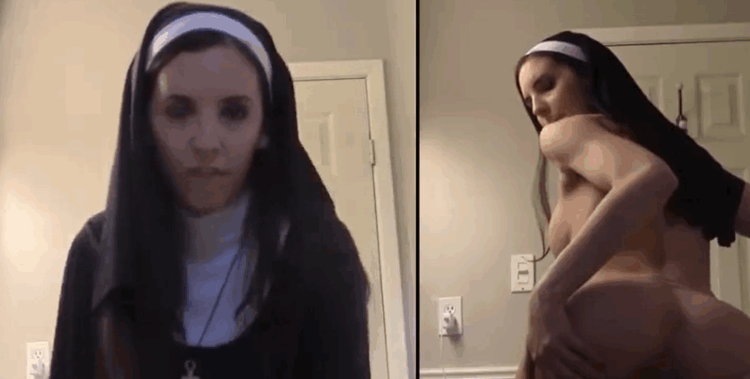 超级性感的黑发女孩大便和挑逗